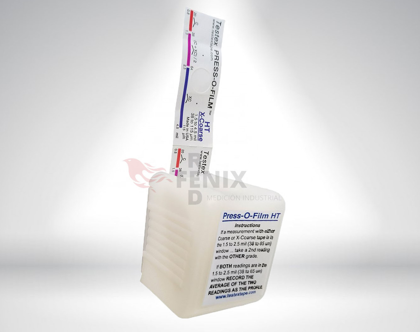 CINTA RUGOSA de 0.8 a 2.5 mils 